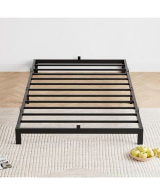 6" Low Profile Twin XL Metal Platform Bed Frame, Heavy-Duty Steel Mattress Support, Easy Assembly, Noise-Free, No Box Spring