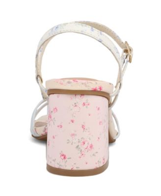 Women's Nadalia Floral Block Heel Dress Sandals