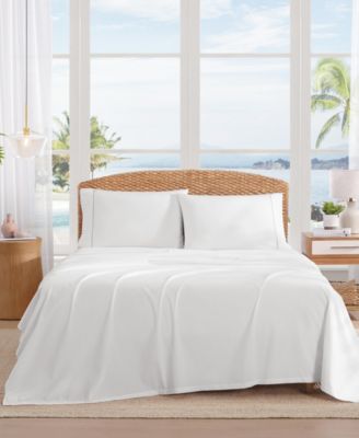 Boardwalk 200-Thread Count Washed Cotton 4-Pc. Sheet Set, King