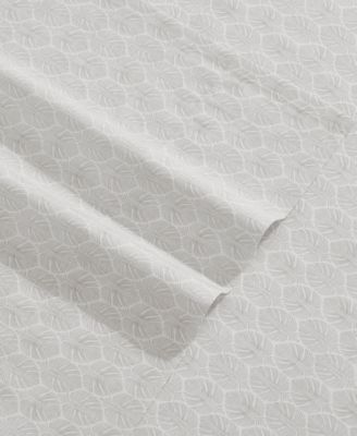 Line Palms 200-Thread Count Washed Cotton 4-Pc. Sheet Set, Queen