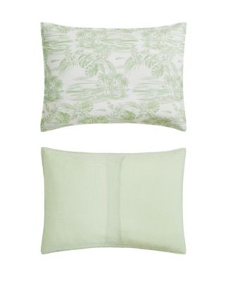 Beach Bluff Toile Cotton 3-Pc. Comforter Set, Full/Queen