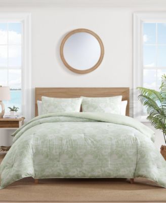 Beach Bluff Toile Cotton 3-Pc. Comforter Set, King