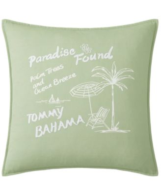 Paradise Found Cotton Decorative Pillow, 20" x 20"