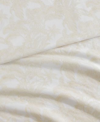 Legacy Fronds 200-Thread Count Washed Cotton 4-Pc. Sheet Set, Queen