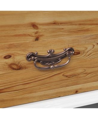 Wooden 3-Shelf Standard Bookcase with Acrylic Door, Drawer