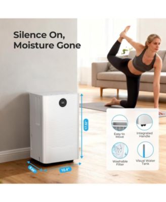 25 Pint Dehumidifier, 38dB Quiet, 3 Modes, Drain Hose