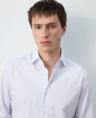 Men's Cotton Striped Slim-Fit Shirt