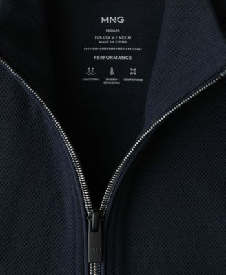 Men's Regular-Fit Technical Zip-Up Sweatshirt