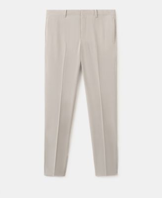 Men's Stretch Fabric Super Slim-Fit Suit Pants