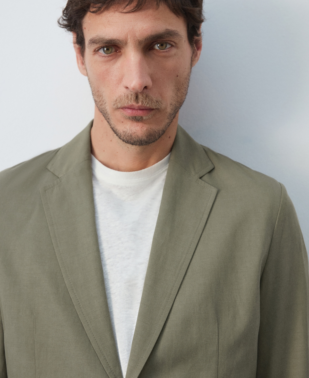 Mango Men's Linen-Lyocell Blend Slim-Fit Suit Blazer