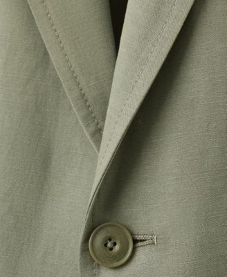 Men's Linen-Lyocell Blend Slim-Fit Suit Blazer