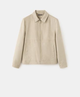 Men's Suede Effect Jacket