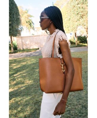 Megan Medium Leather Tote Bag