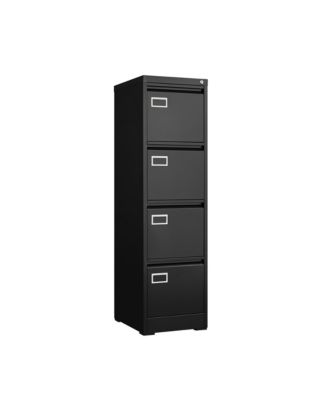 4 Drawer Vertical Metal File Cabinet with Lock for Home Office