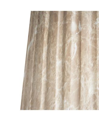 Outdoor Cleme Carved Side Table