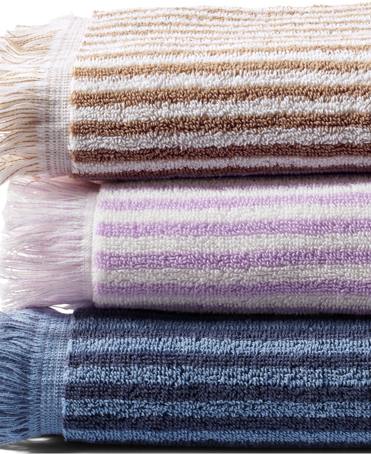 Lands' End Cotton Yarn-dyed Stripe Hand Towel