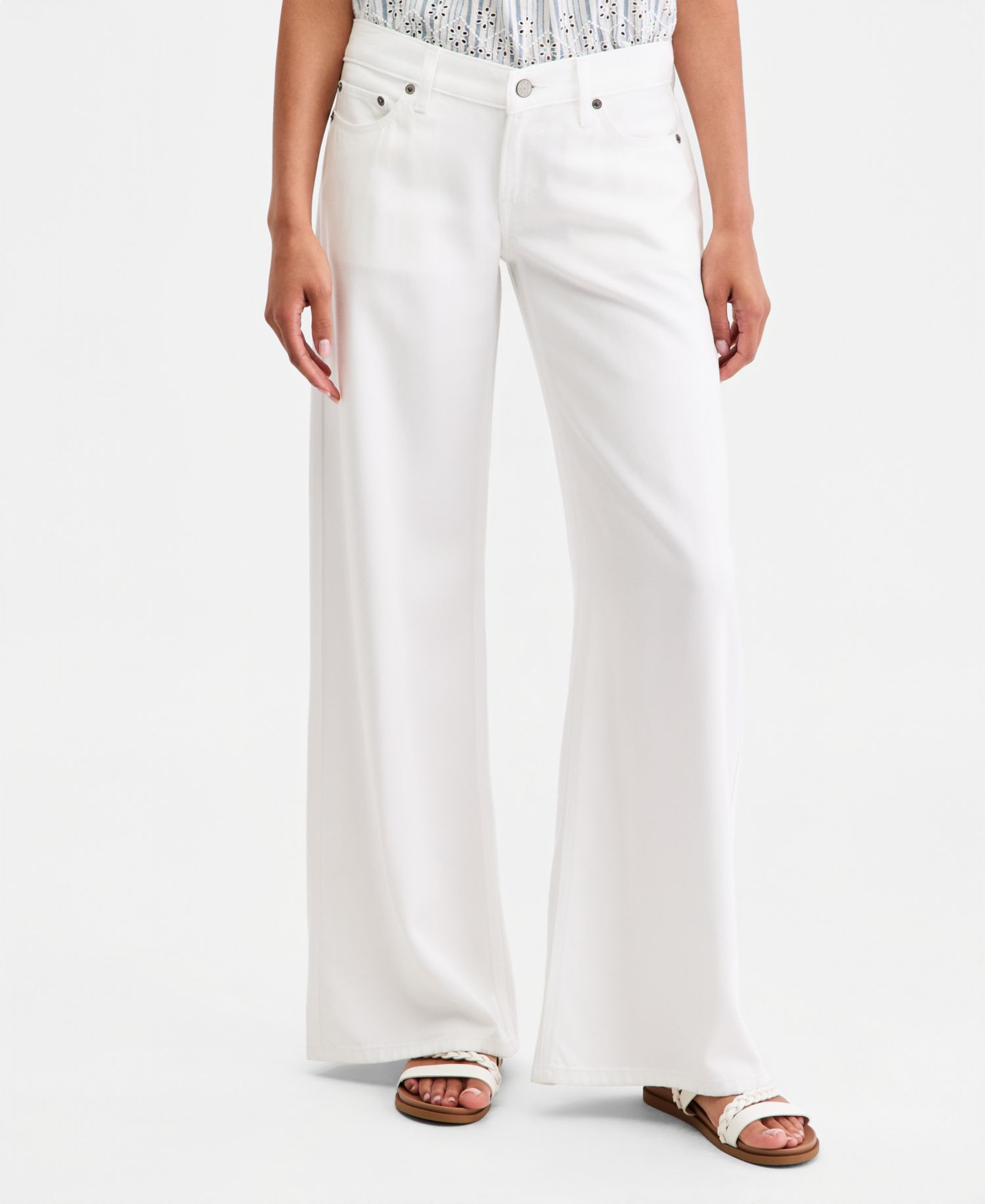 Women's Liquid Luxe Super Low-Rise Ultra Wide-Leg Jeans