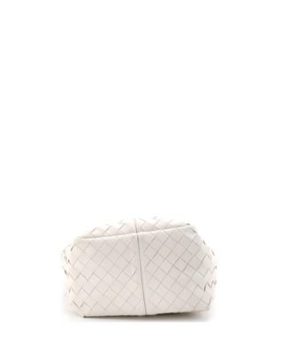 Small Flip Flap Tote Intrecciato Leather