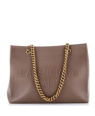 Medium Duty Free Chain Tote Leather