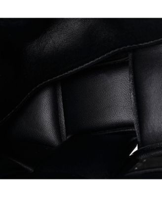 Cassette Chain Crossbody Bag Padded Maxi Intrecciato Leather