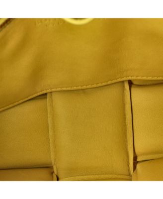 Cassette Chain Crossbody Bag Padded Maxi Intrecciato Leather