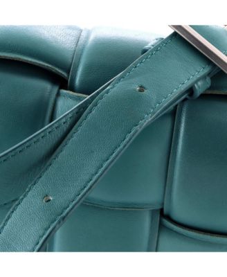 Small Cassette Crossbody Bag Padded Maxi Intrecciato Leather