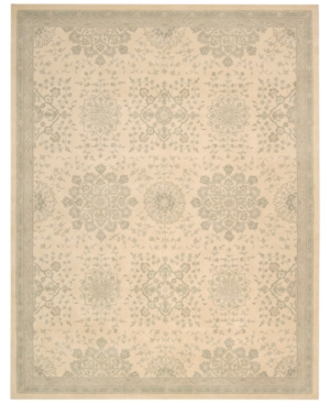 kathy ireland Home Royal Serenity St. James Bone 5'6in X 7'5in Area Rug