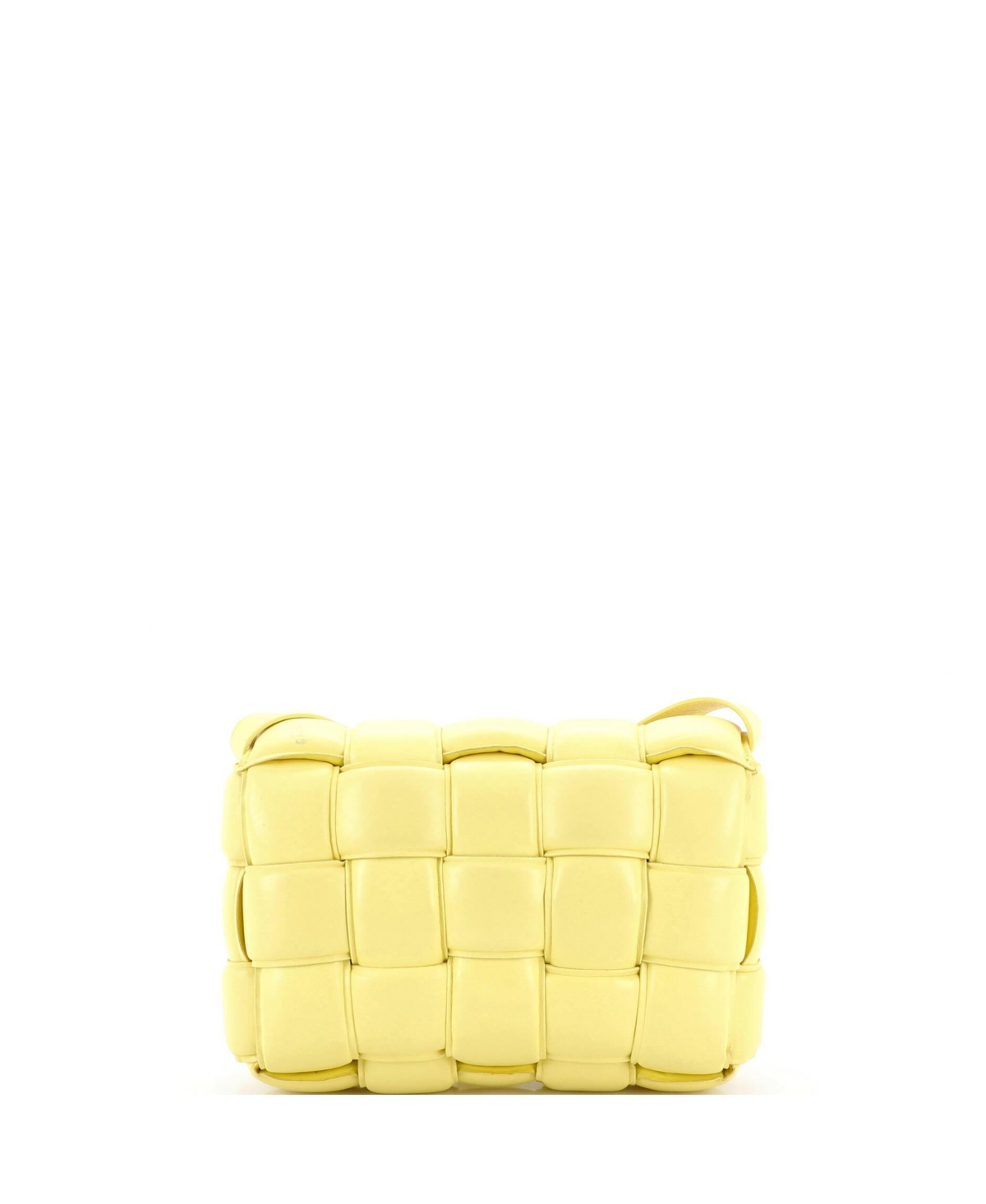 Pre-Owned Bottega Veneta Cassette Crossbody Bag Padded Maxi Intrecciato Leather