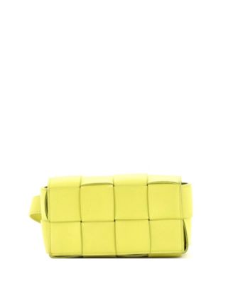 Cassette Belt Bag Maxi Intrecciato Leather