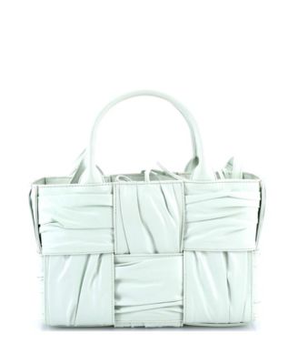 Mini Arco Tote Maxi Intrecciato Plisse Leather