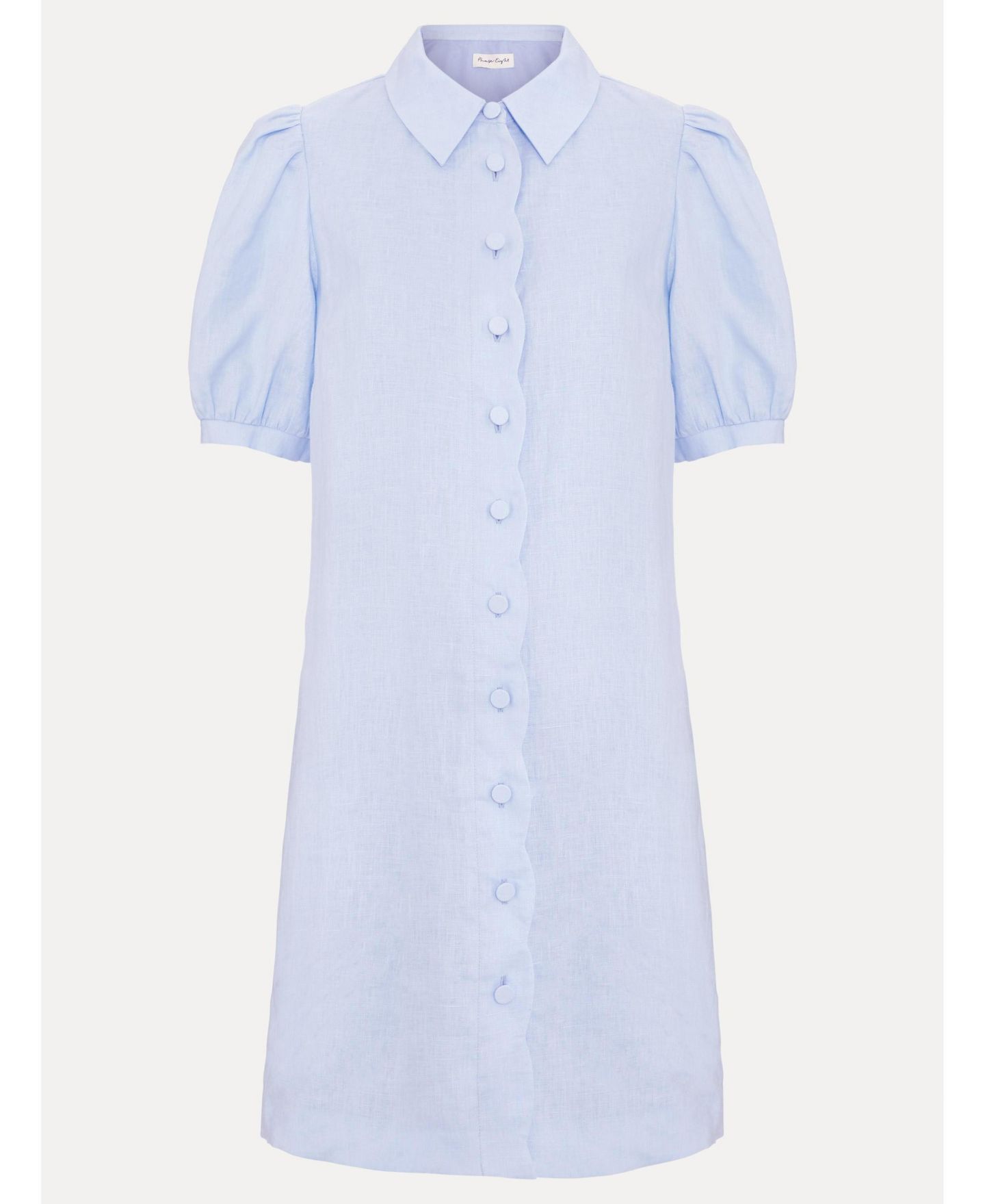 Женское платье Phase Eight Candice Linen, цвет: Бледный синий — фото 4