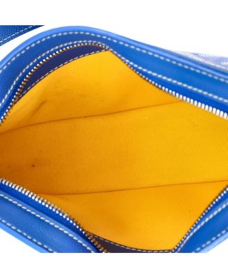 Hirondelle Shoulder Bag Coated Canvas and Leather