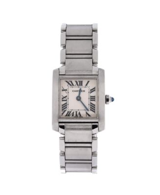 Tank Francaise Quartz Watch in Stainless Steel 20mm