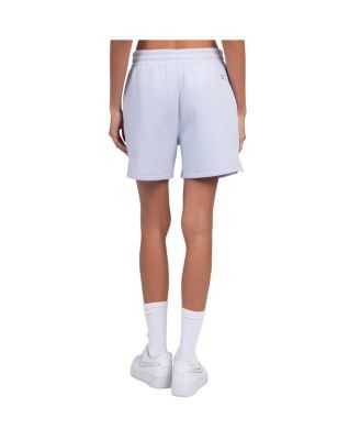 Women's Blue Golden State Warriors Pastel High Waisted Shorts