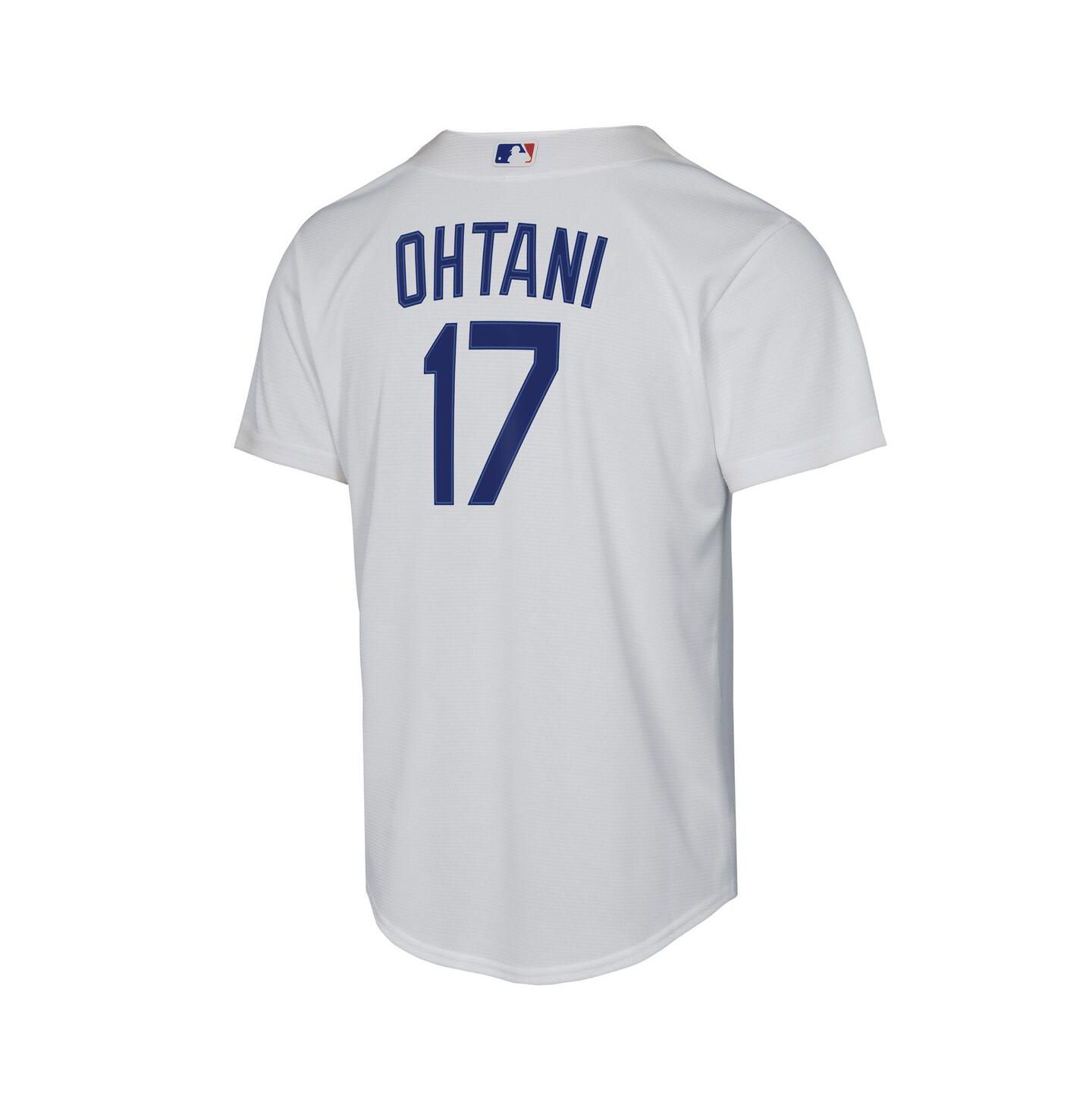 Детское джерси Nike Shohei Ohtani Los Angeles Dodgers Home Replica Player, White — фото 2