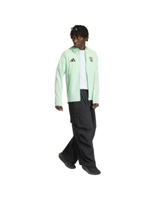 Men's Green Austin FC Tiro Travel Full-Zip Hooded Windbreaker Jacket