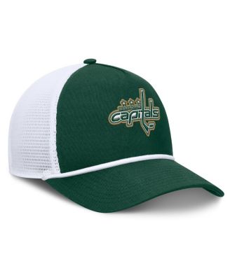 Men's Green/White Washington Capitals Bermuda A-Frame Adjustable Hat