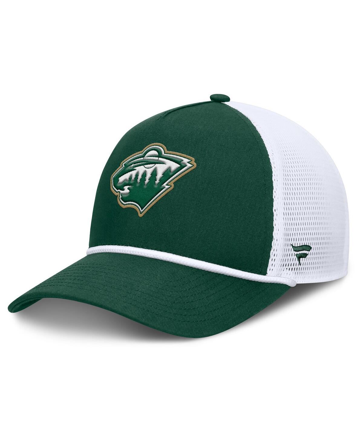 Fanatics Men's Green/white Minnesota Wild Bermuda A-frame Adjustable Hat In Multi