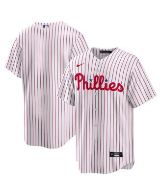 Men's White Philadelphia Phillies Home Big & Tall Replica Jersey