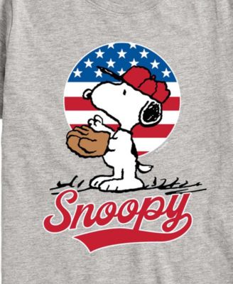 Boys' 8-20 Snoopy Americana Baseball Short-Sleeve Graphic T-Shirt