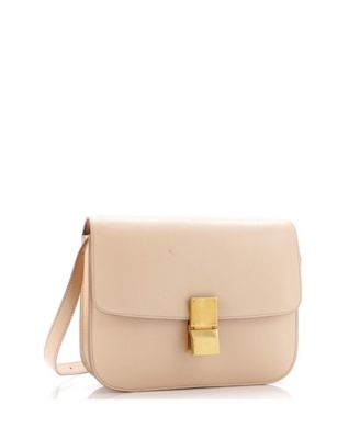 Medium Classic Box Bag Grainy Leather