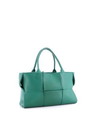 Medium Arco Tote Maxi Intrecciato Leather