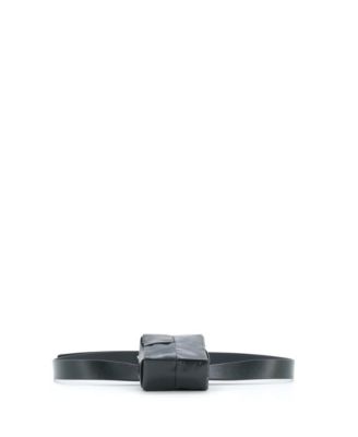 Cassette Stretch Pouch Belt Bag Maxi Intrecciato Leather