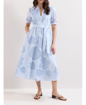 Women's Queenie Belted Midi Dress