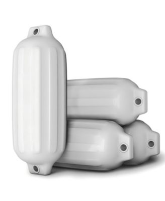 4 Ribbed Marine 8.5" x 27"  Boat Fender Vinyl Bumper