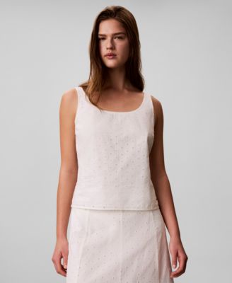 Women's Sleeveless Scoop-Neck Classic-Fit Top