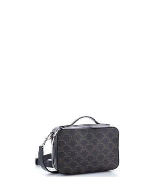 Messenger Box Bag Triomphe Coated Canvas