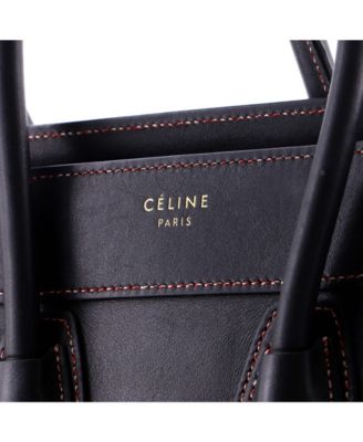 Micro Luggage Bag Smooth Leather