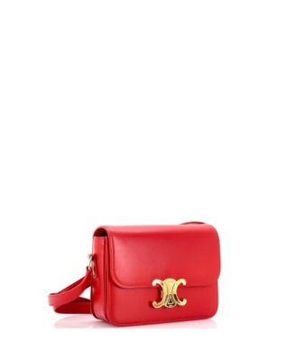 Teen Triomphe Shoulder Bag Smooth Calfskin