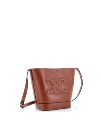 Small Cuir Triomphe Bucket Bag Leather